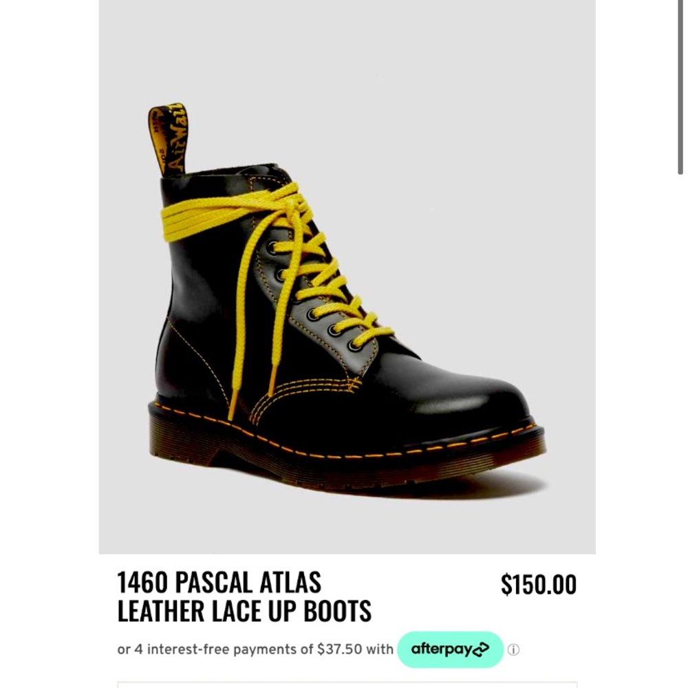 1460 Dr. Marten Pascal Atlas Leather lace up boots